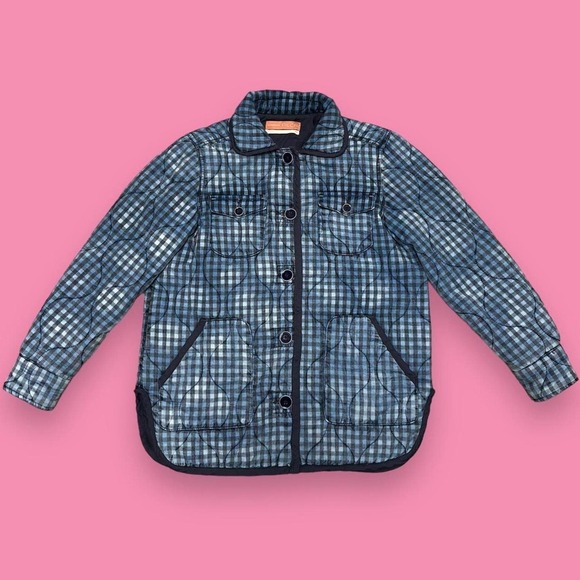 Anthropologie Jackets & Blazers - Anthropologie Pilcro Letterpress Mallory Gingham Quilted Shirt Jacket Size XS